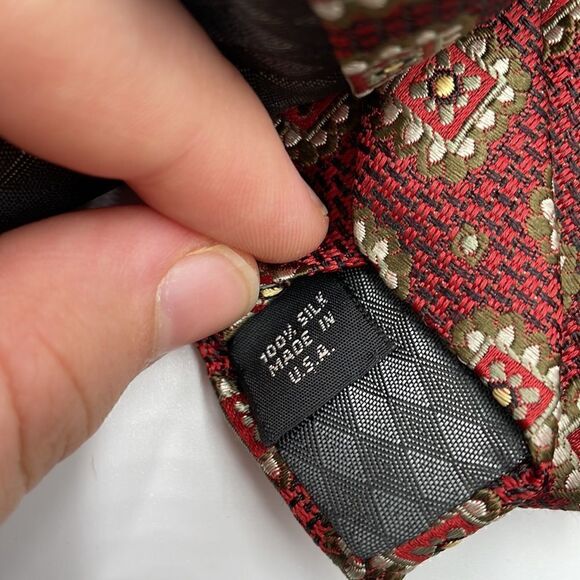 Bundle of two 100% silk Bruno piattelli neckties - Picture 3 of 6